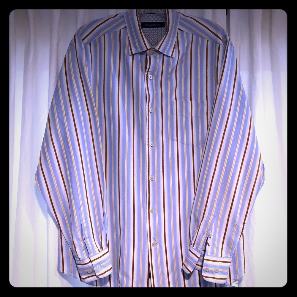 All silk, heavy weight Tommy Bahama button down